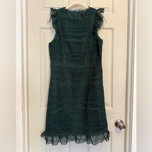 ⭐️JCREW CAP SLEEVE RUFFLE DRESS - size 6⭐️